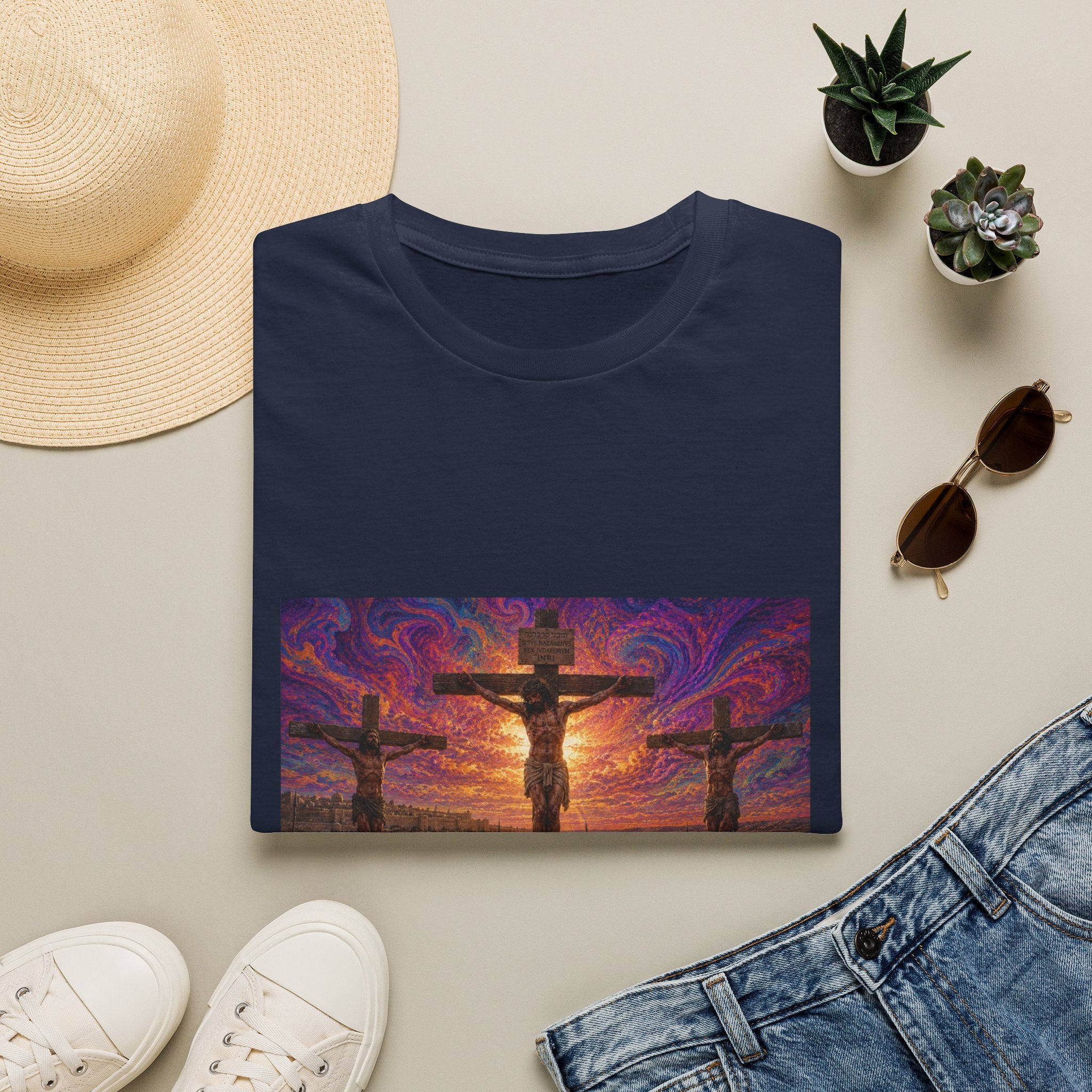 Calvary T-Shirt - Three Crosses