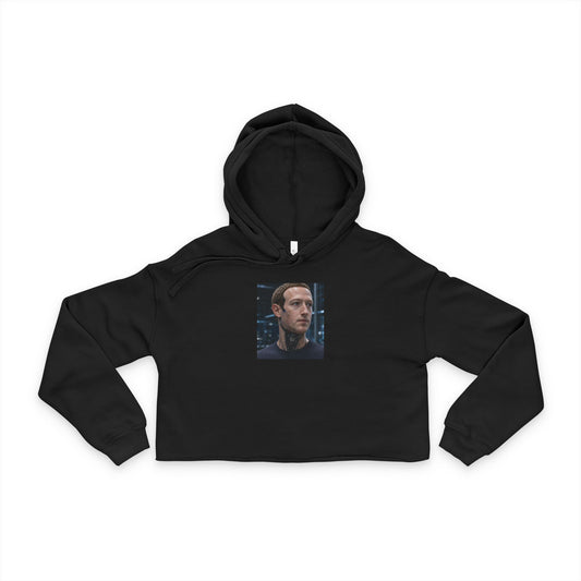 Zuckerberg Android Women's Crop Hoodie