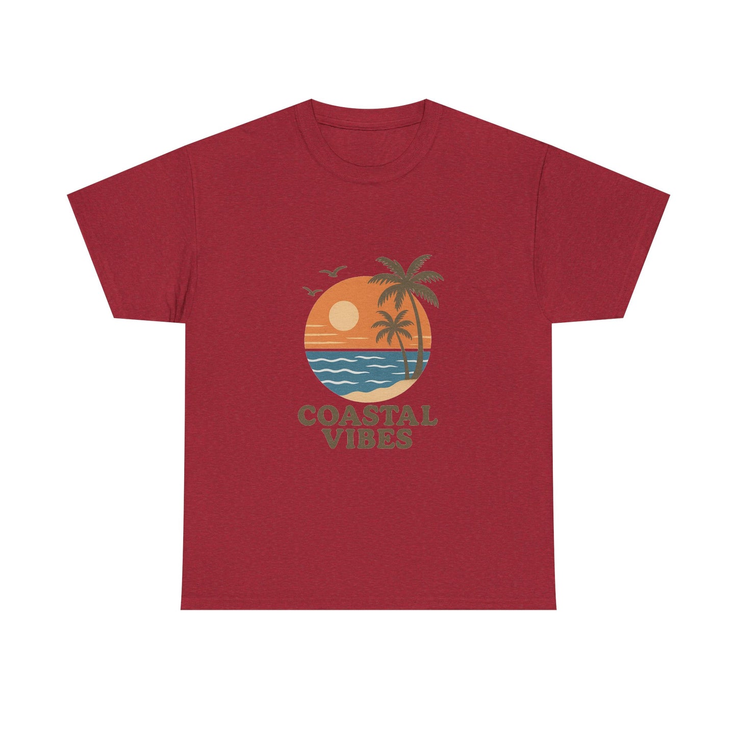 Coastal Vibes Unisex Heavy Cotton Tee