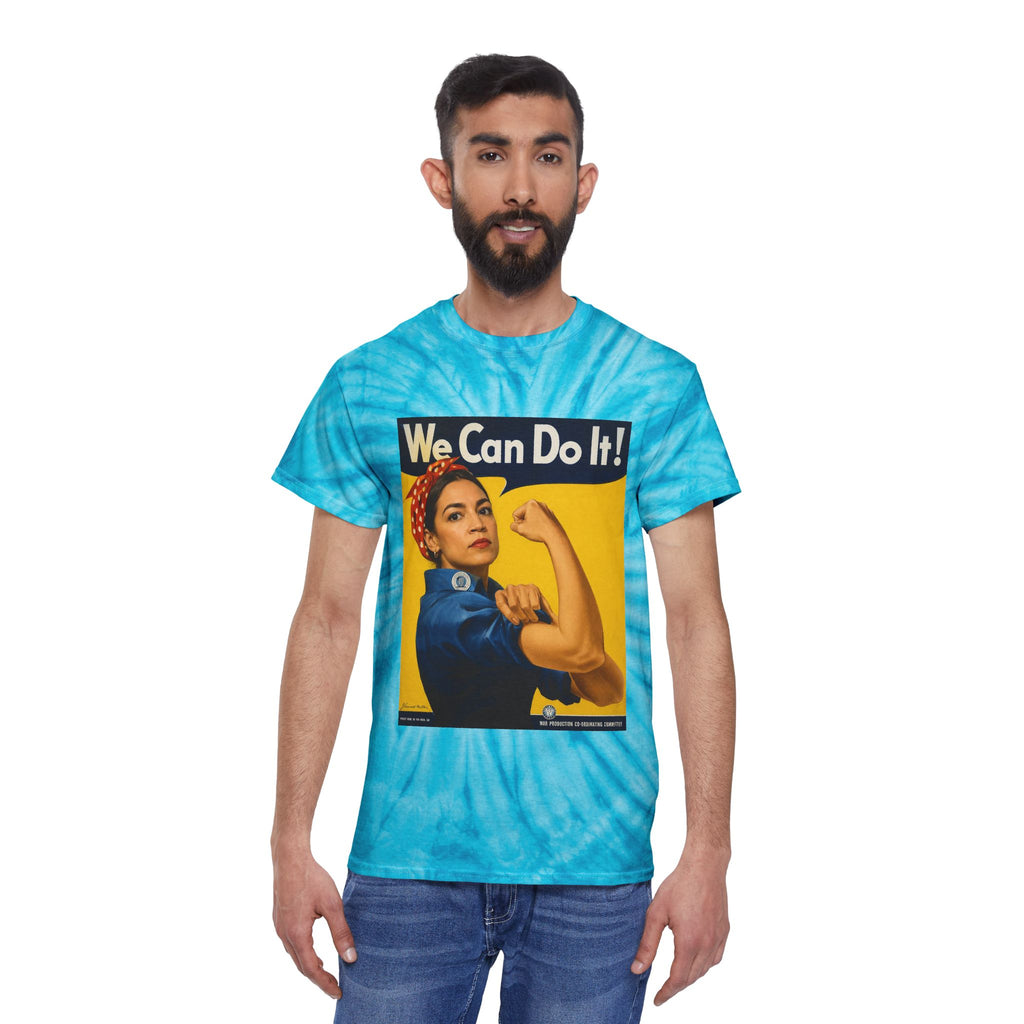 AOC Rosie Riveter Tie-Dye Cyclone Tee