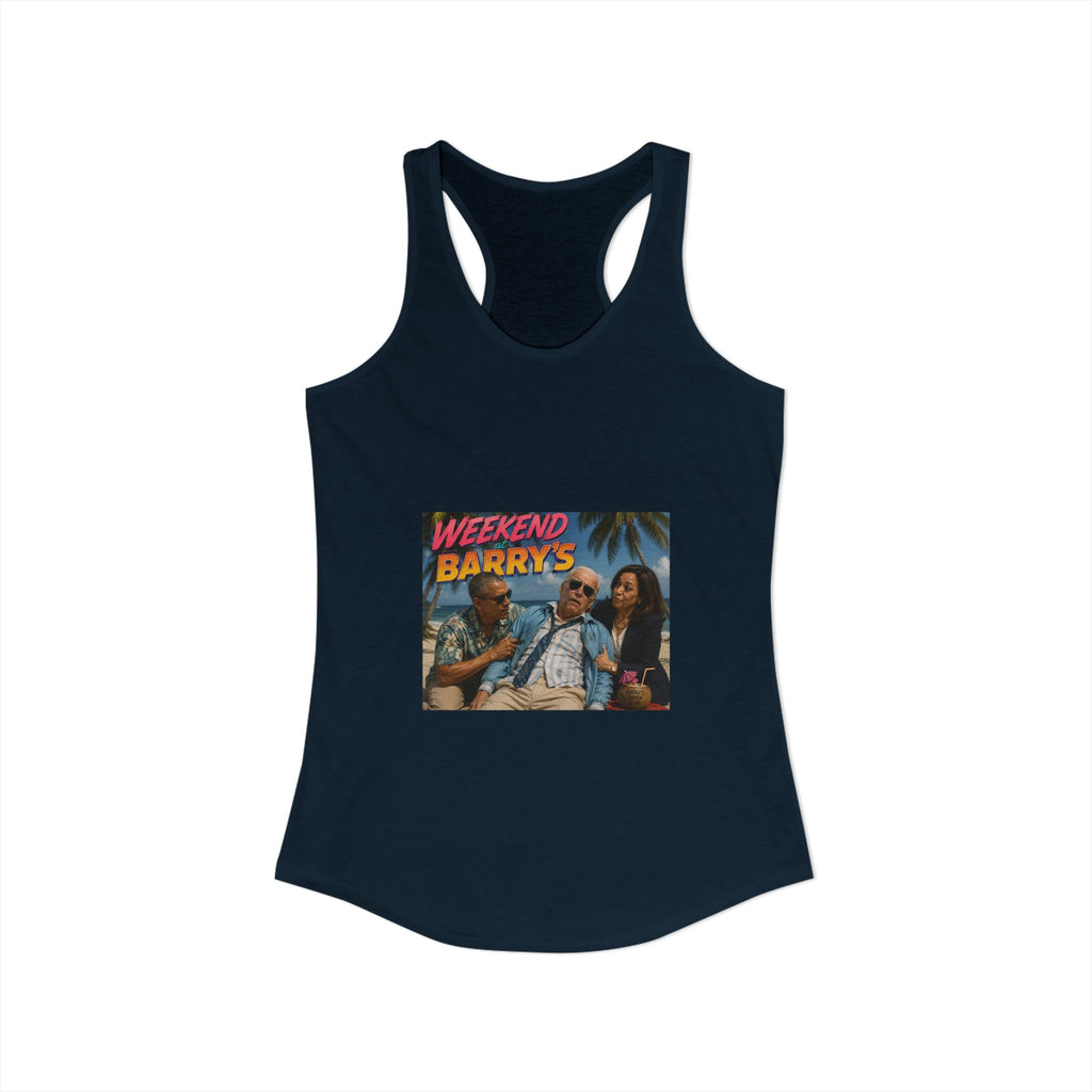 Weekend at Barrys Women's Racerback Tank