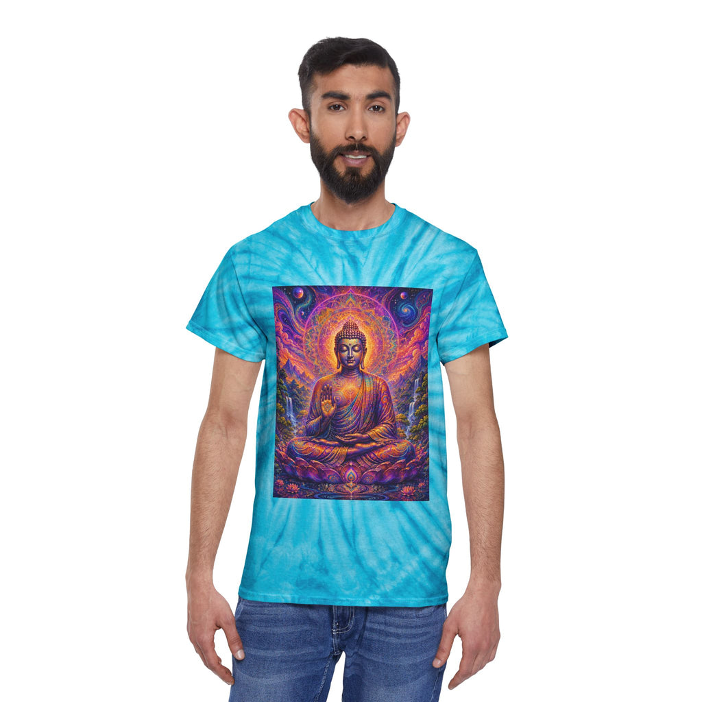 Cosmic Buddha Tie-Dye Cyclone Tee