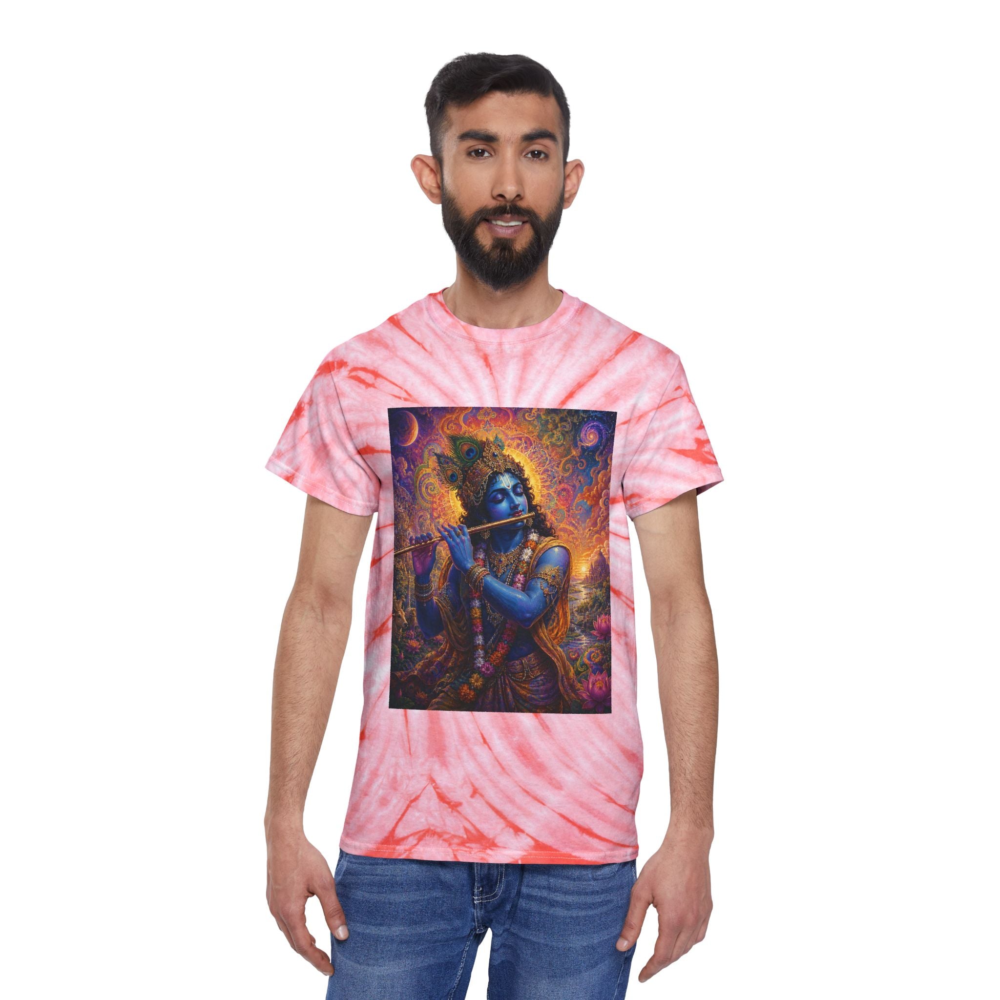 Divine Krishna Tie-Dye Cyclone Tee
