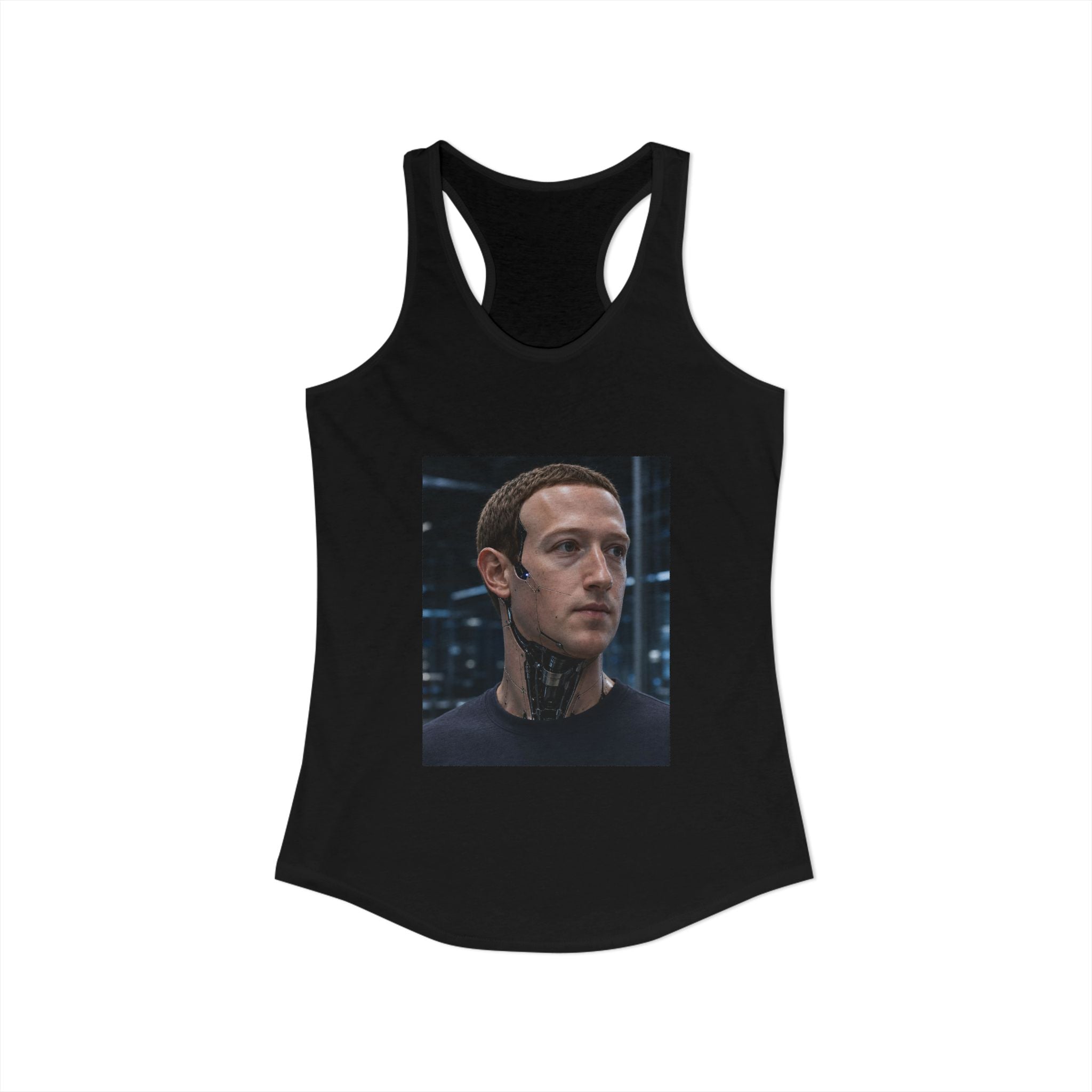 Zuckerberg Android Women's Racerback Tank