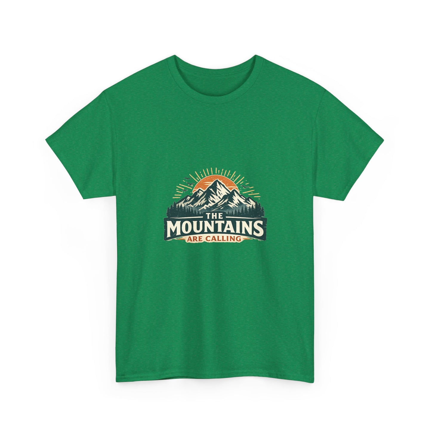 The Mountains Are Calling Unisex Heavy Cotton Tee