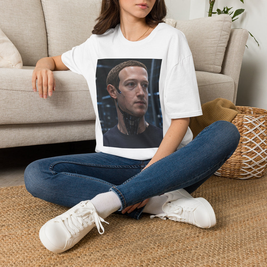 Zuckerberg Android T-Shirt - Political Parody Tee