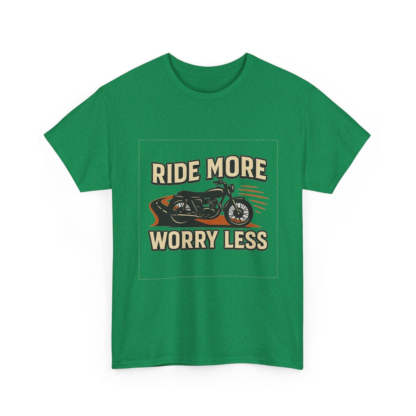 Ride More Worry Less Unisex Heavy Cotton Tee