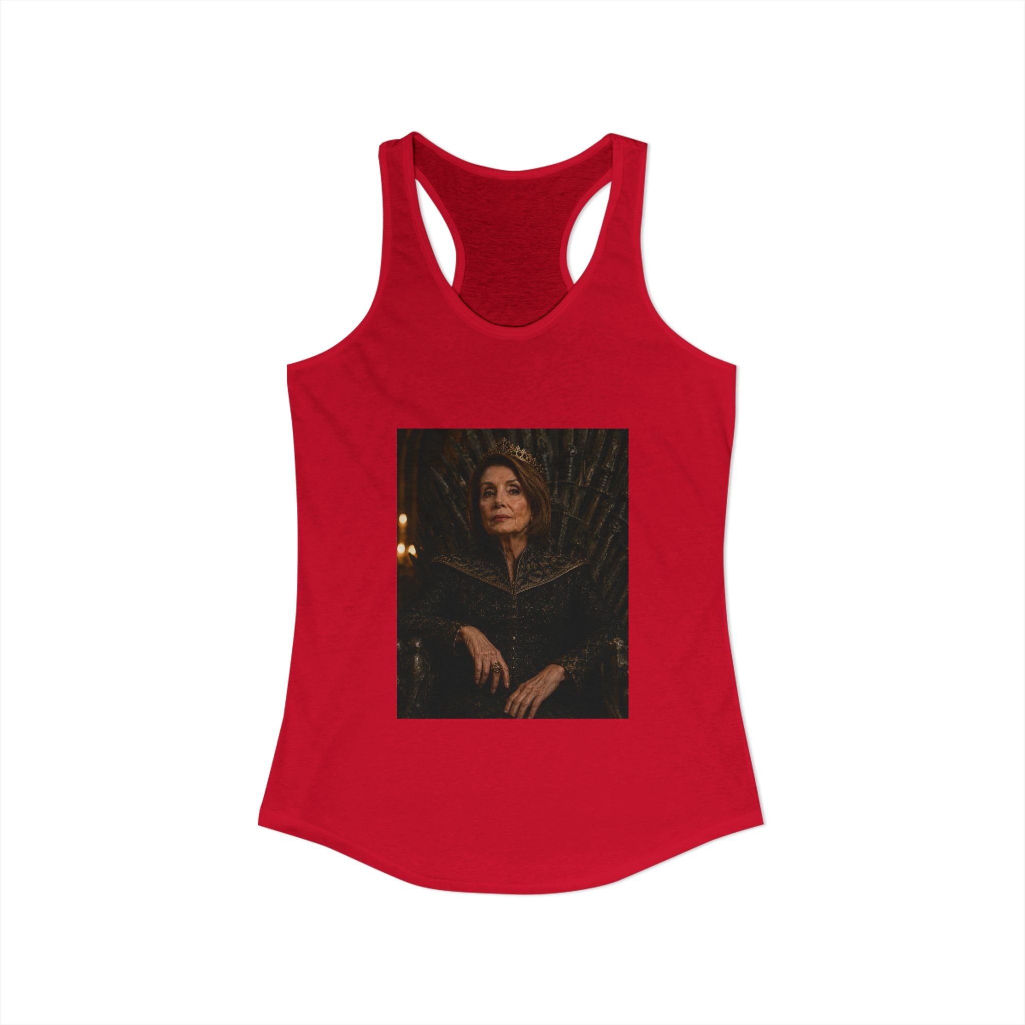 Pelosi Queen Throne Women's Racerback Tank