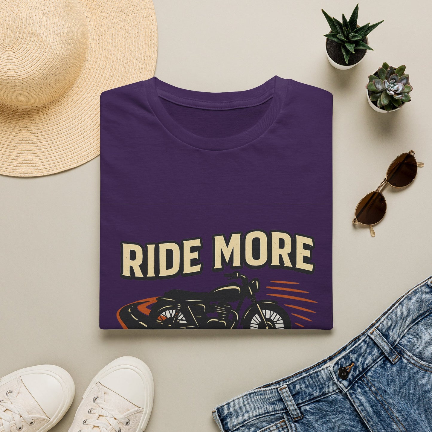 Ride More Worry Less T-Shirt