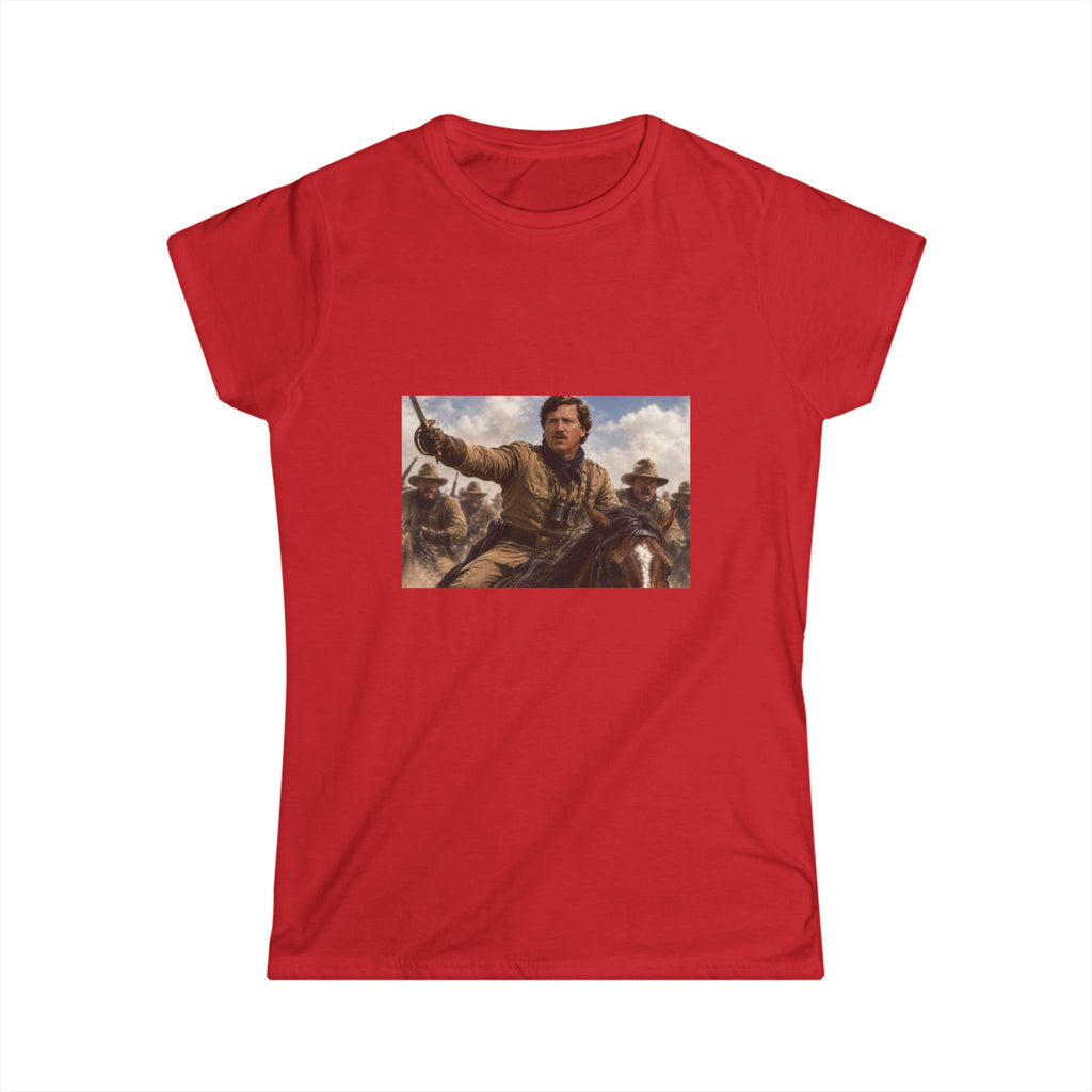 Tucker Rough Rider Women's Tee - Political Parody