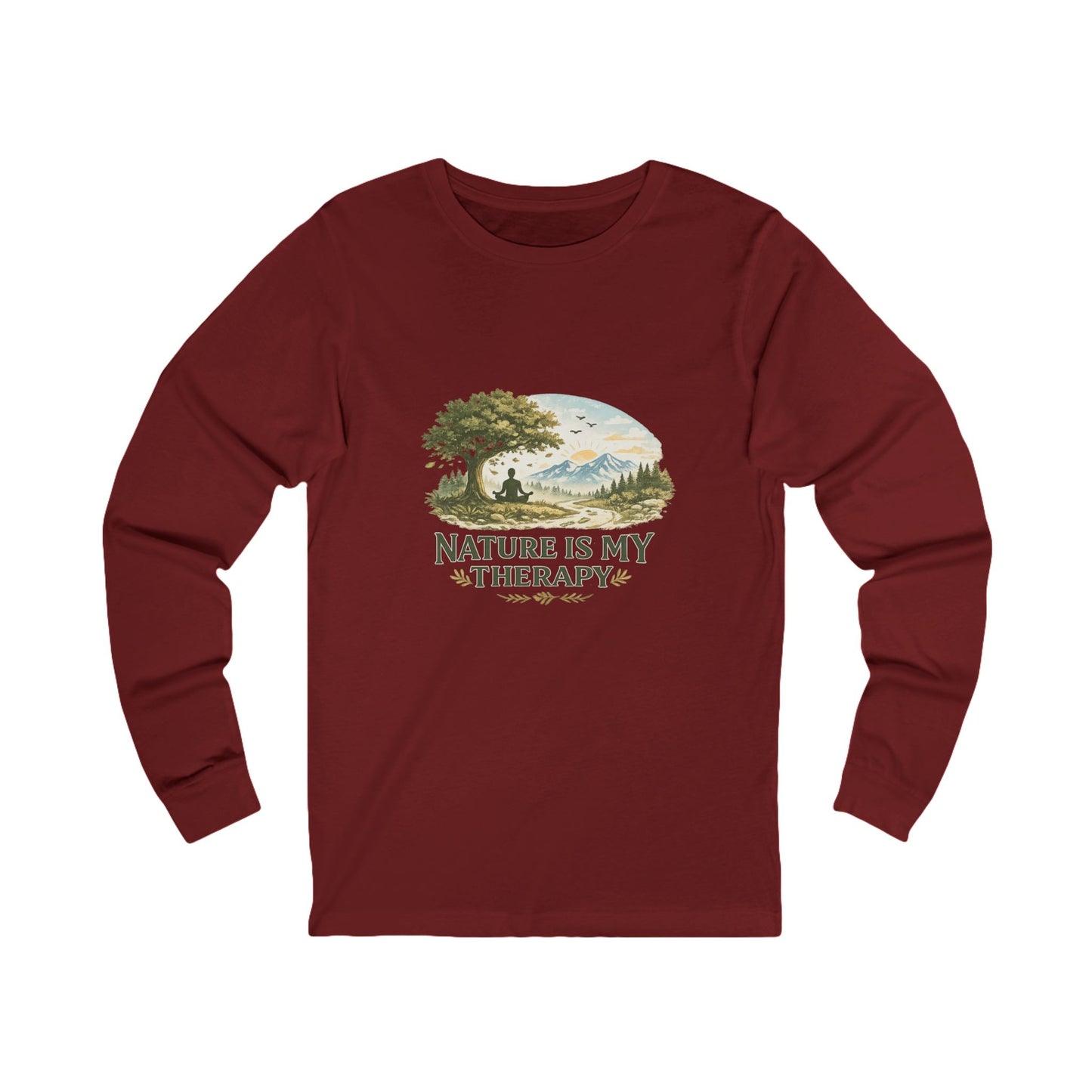 Nature Is My Therapy Unisex Long Sleeve Tee
