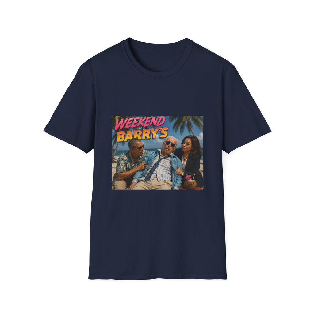 Weekend at Barrys T-Shirt - Political Parody Tee