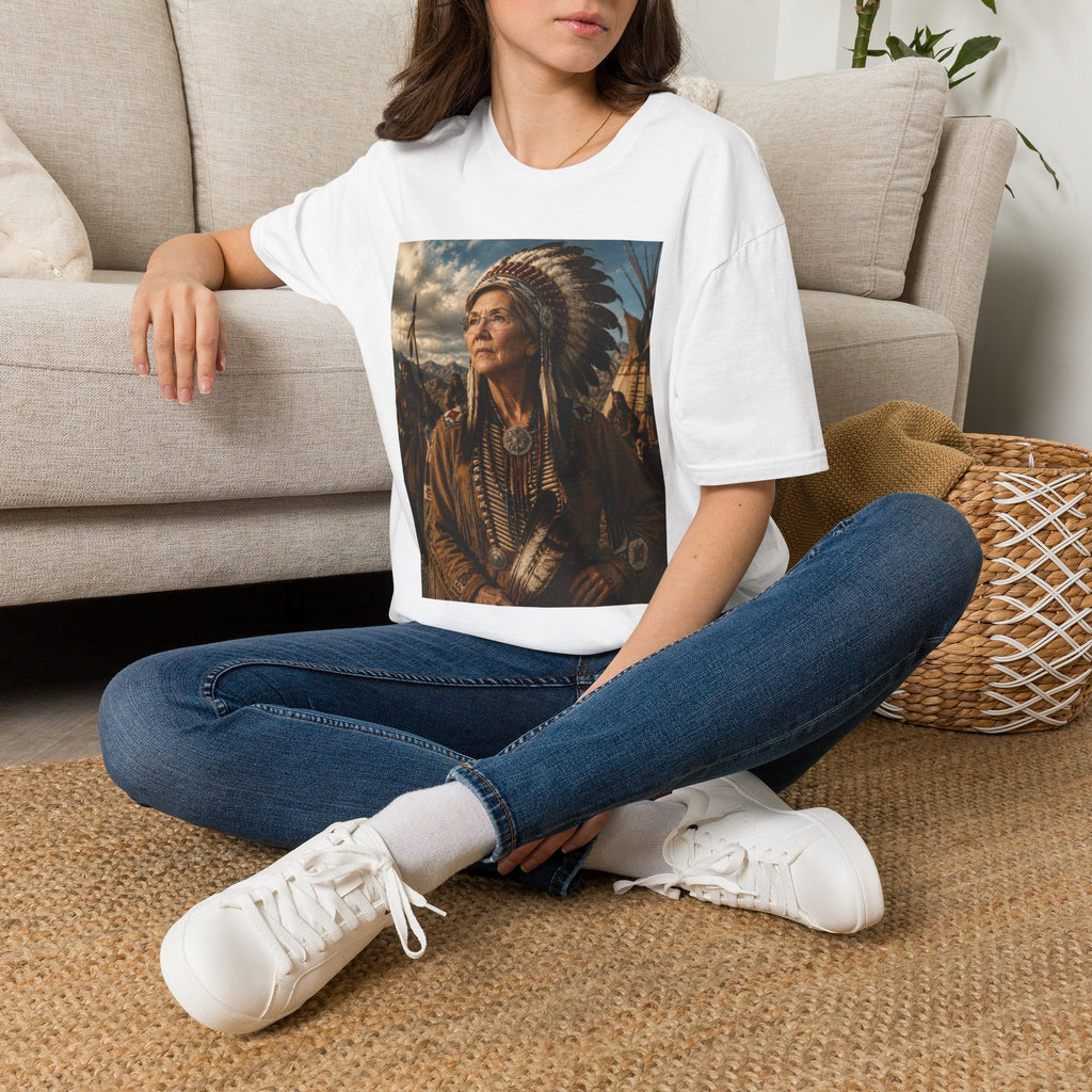 Elizabeth Warren Chief T-Shirt - Political Parody Tee