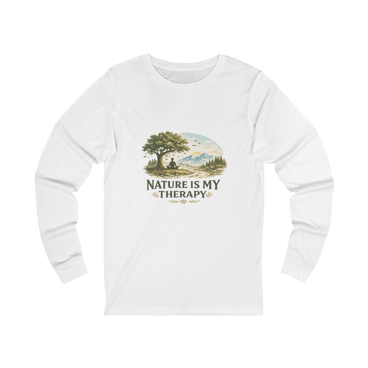 Nature Is My Therapy Unisex Long Sleeve Tee