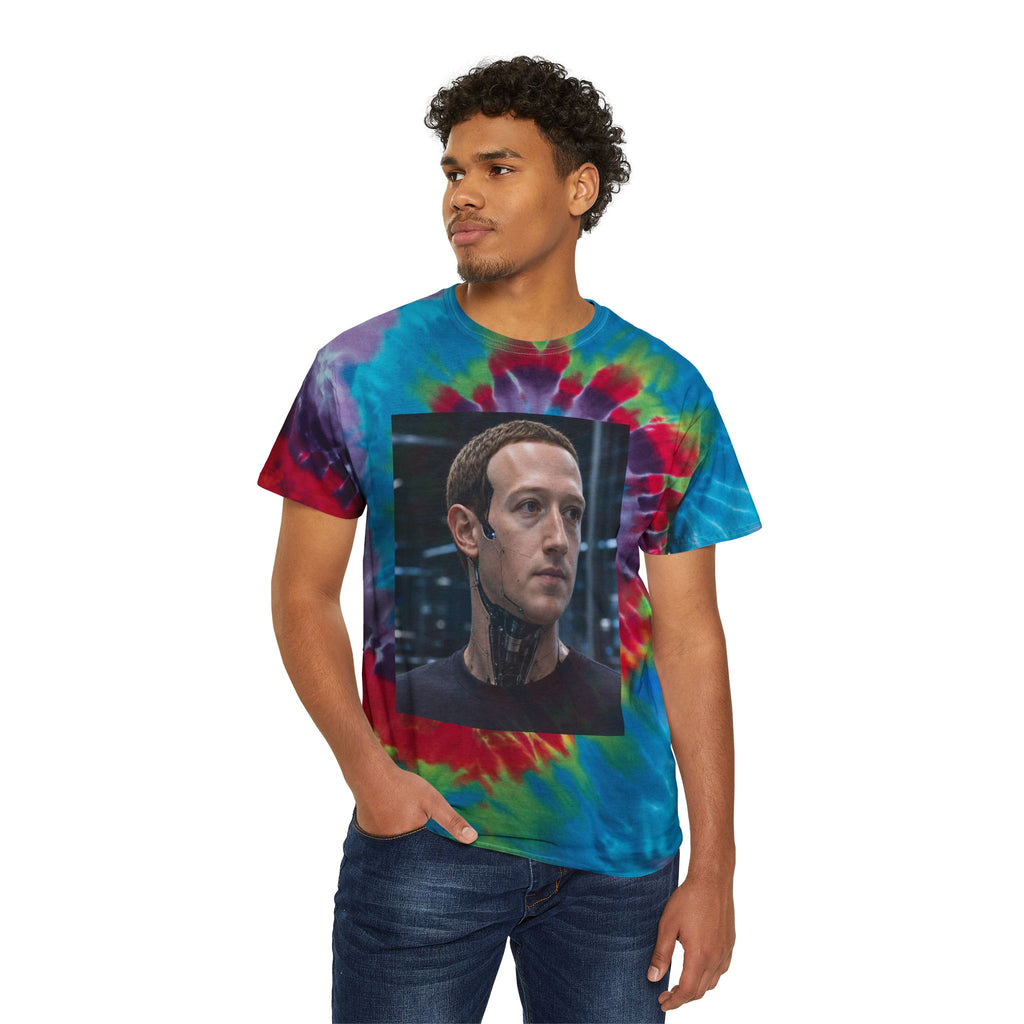 Zuckerberg Android Tie-Dye Spiral Tee