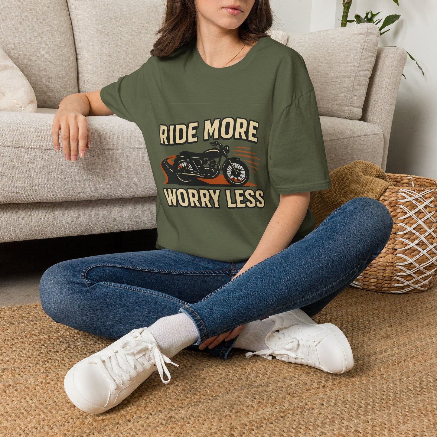 Ride More Worry Less T-Shirt