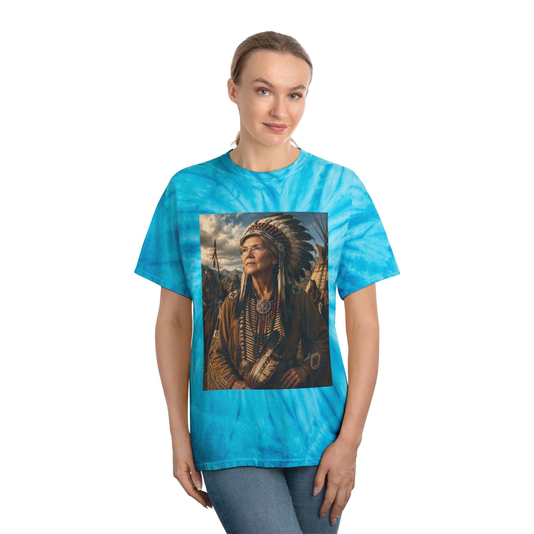 Elizabeth Warren Chief Tie-Dye Cyclone Tee
