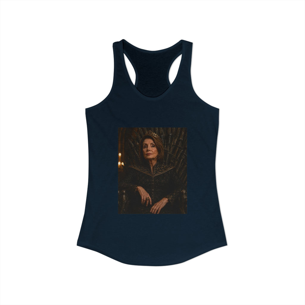 Pelosi Queen Throne Women's Racerback Tank