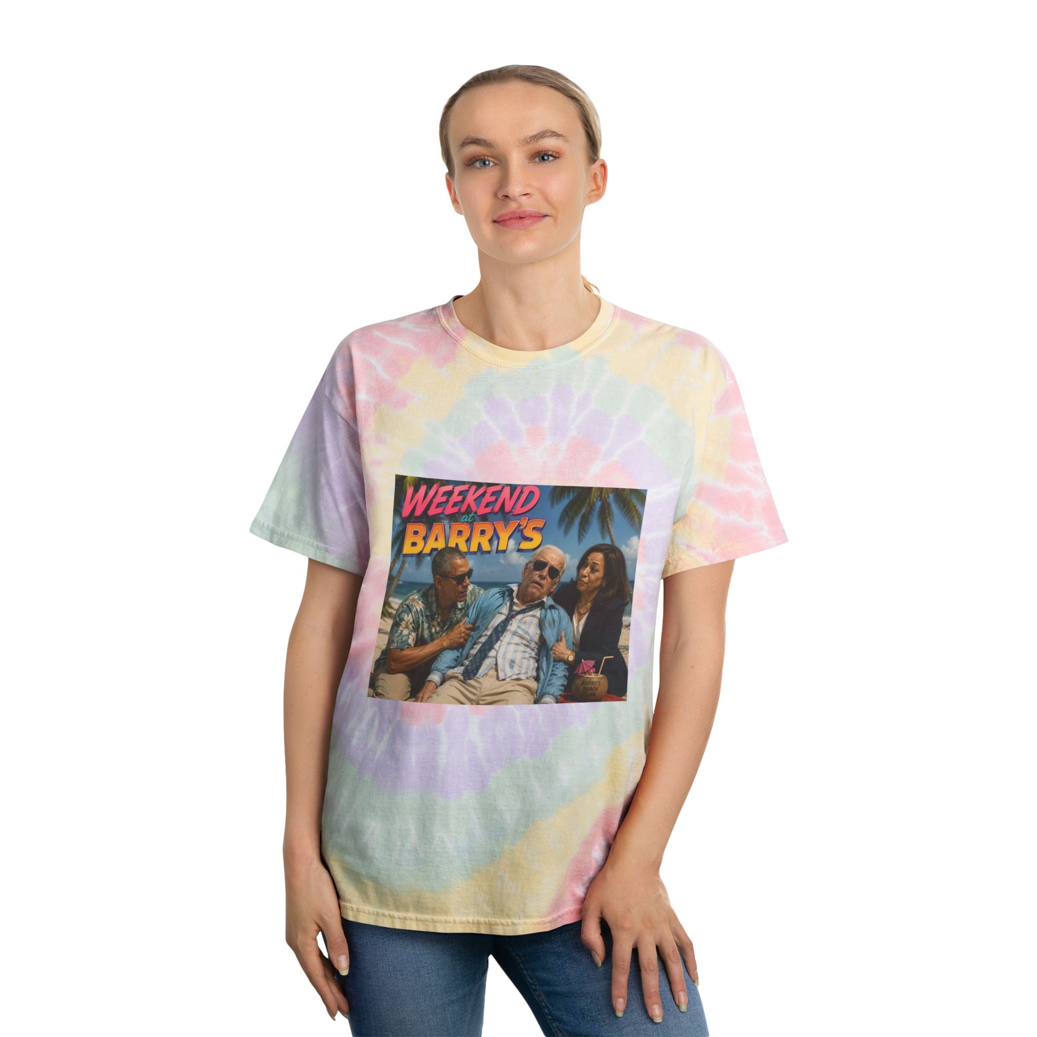 Weekend at Barrys Tie-Dye Spiral Tee