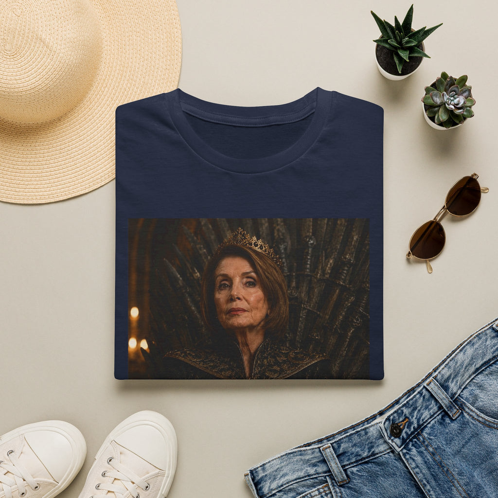 Pelosi Queen Throne T-Shirt - Political Parody Tee