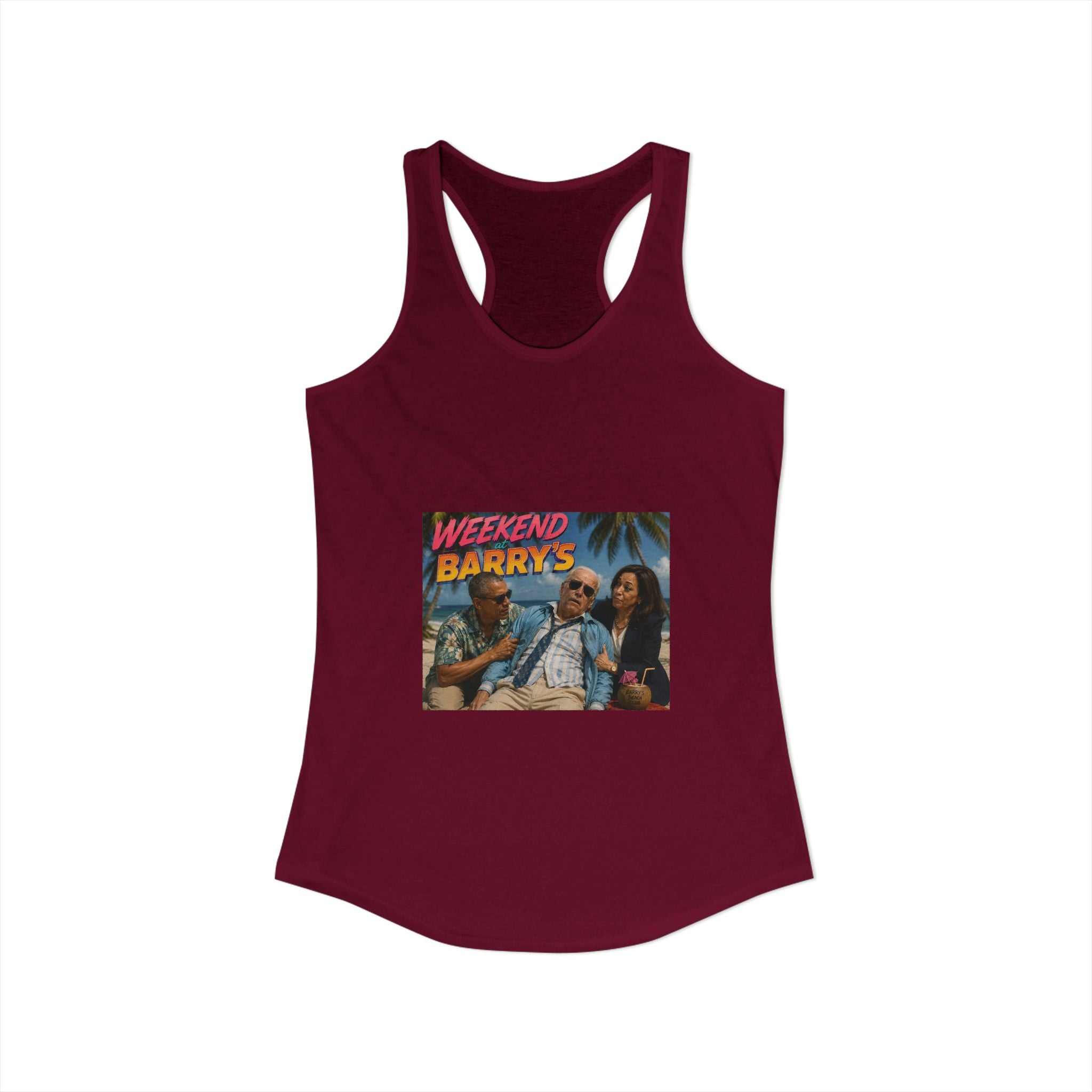 Weekend at Barrys Women's Racerback Tank