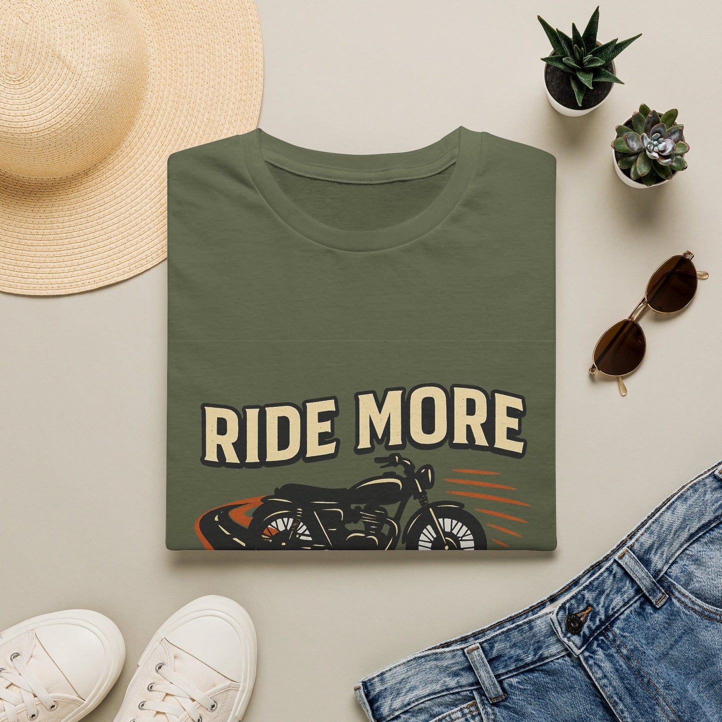 Ride More Worry Less T-Shirt