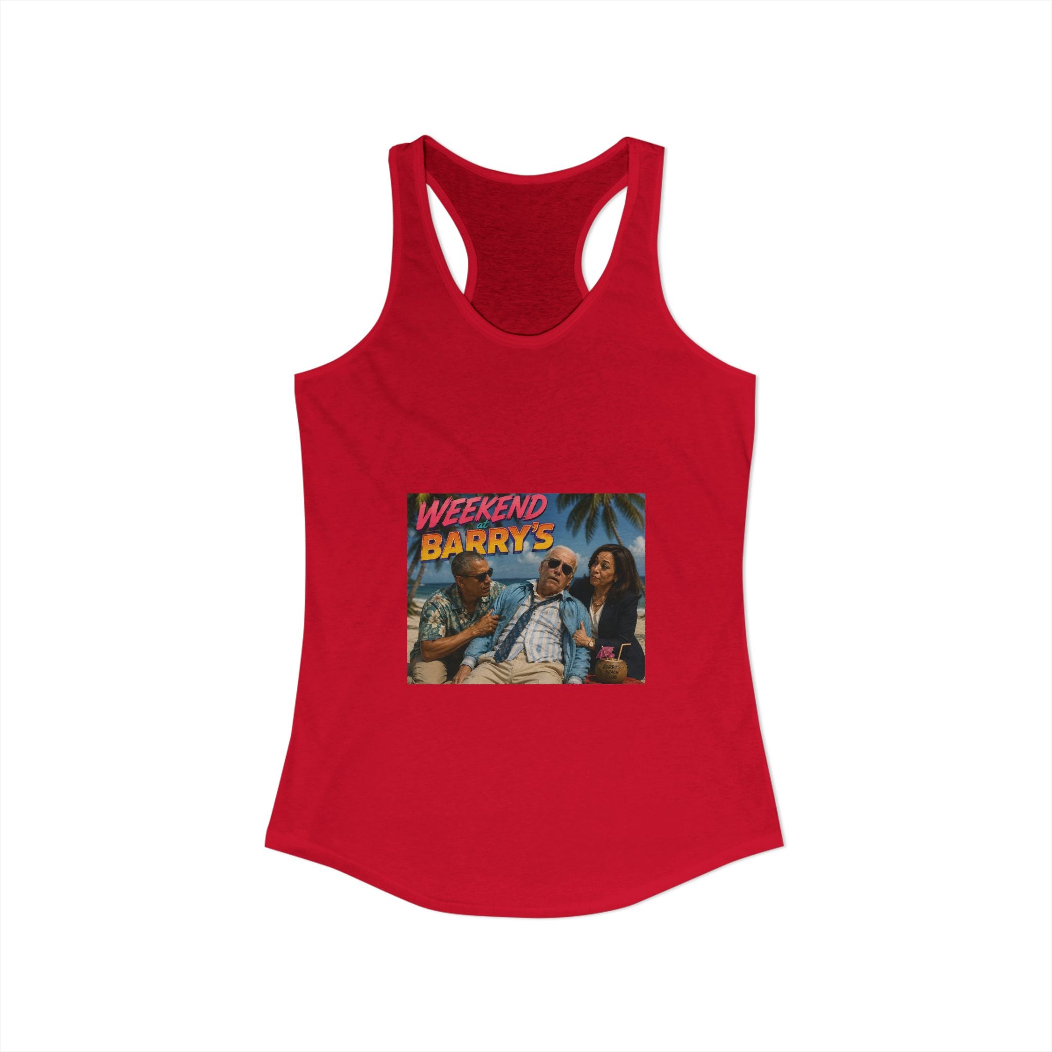 Weekend at Barrys Women's Racerback Tank