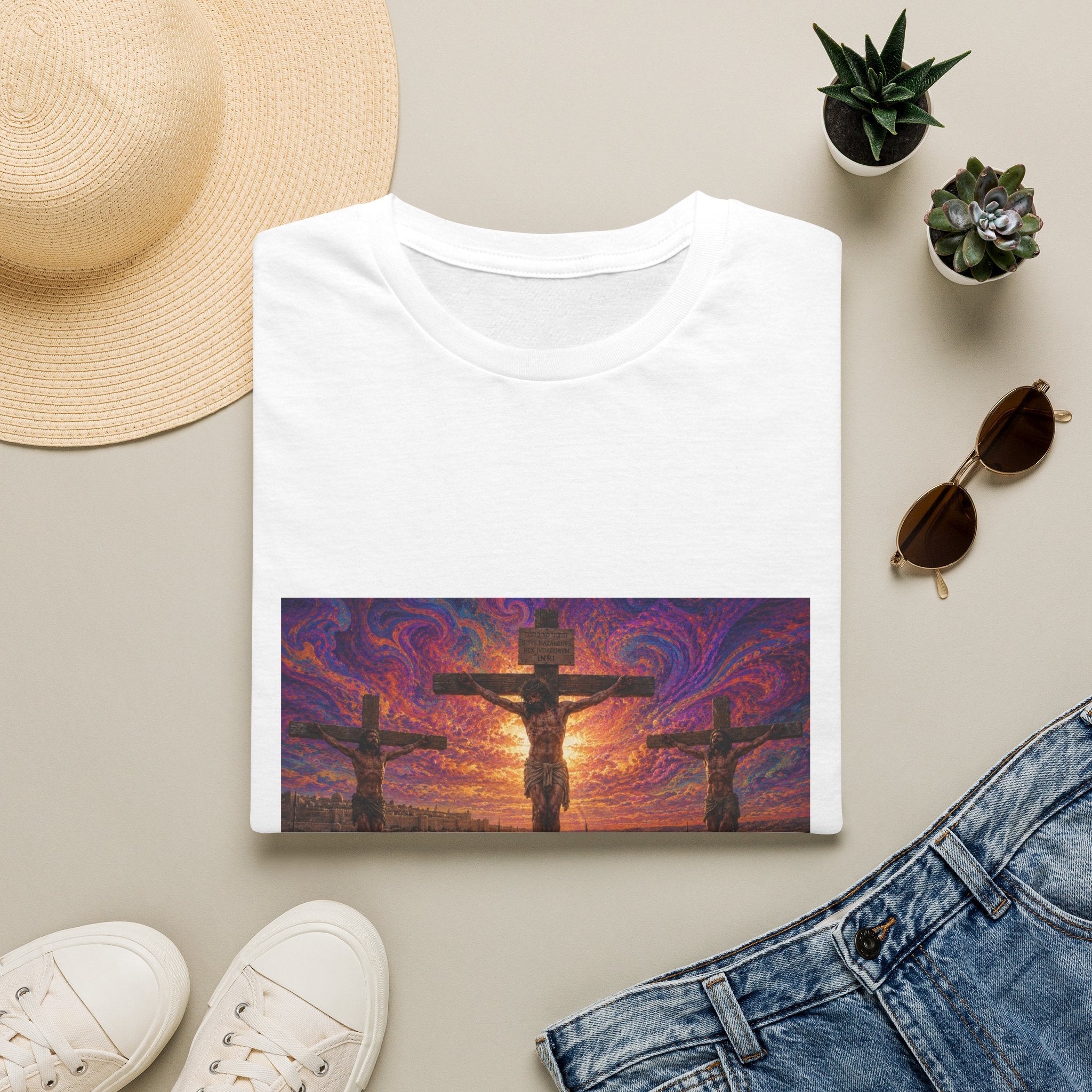 Calvary T-Shirt - Three Crosses