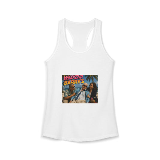 Weekend at Barrys Women's Racerback Tank