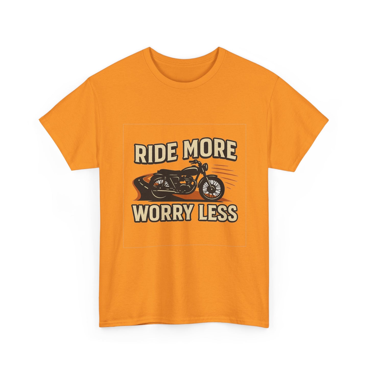 Ride More Worry Less Unisex Heavy Cotton Tee