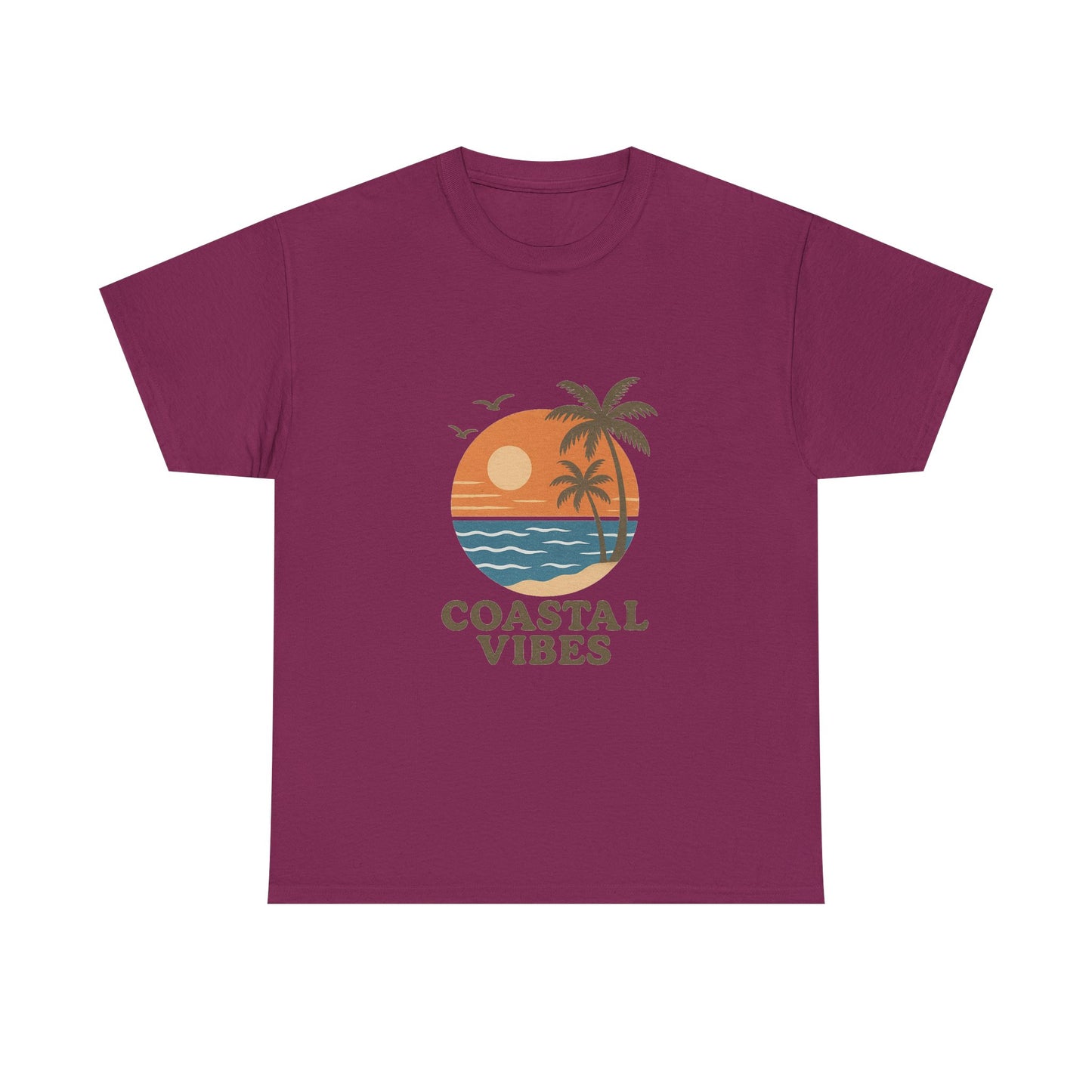 Coastal Vibes Unisex Heavy Cotton Tee