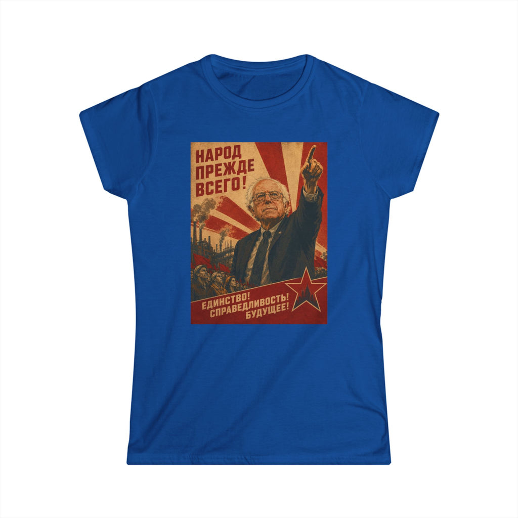 Bernie Soviet Poster Women's Tee - Political Parody