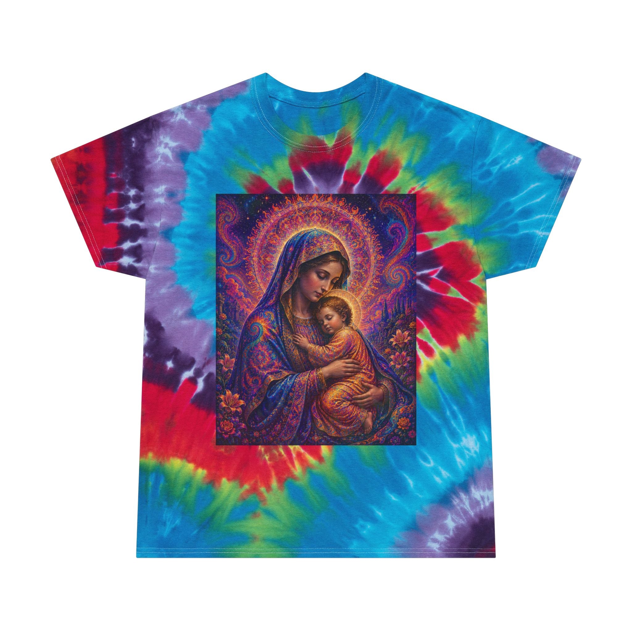 Divine Madonna Tie-Dye Spiral