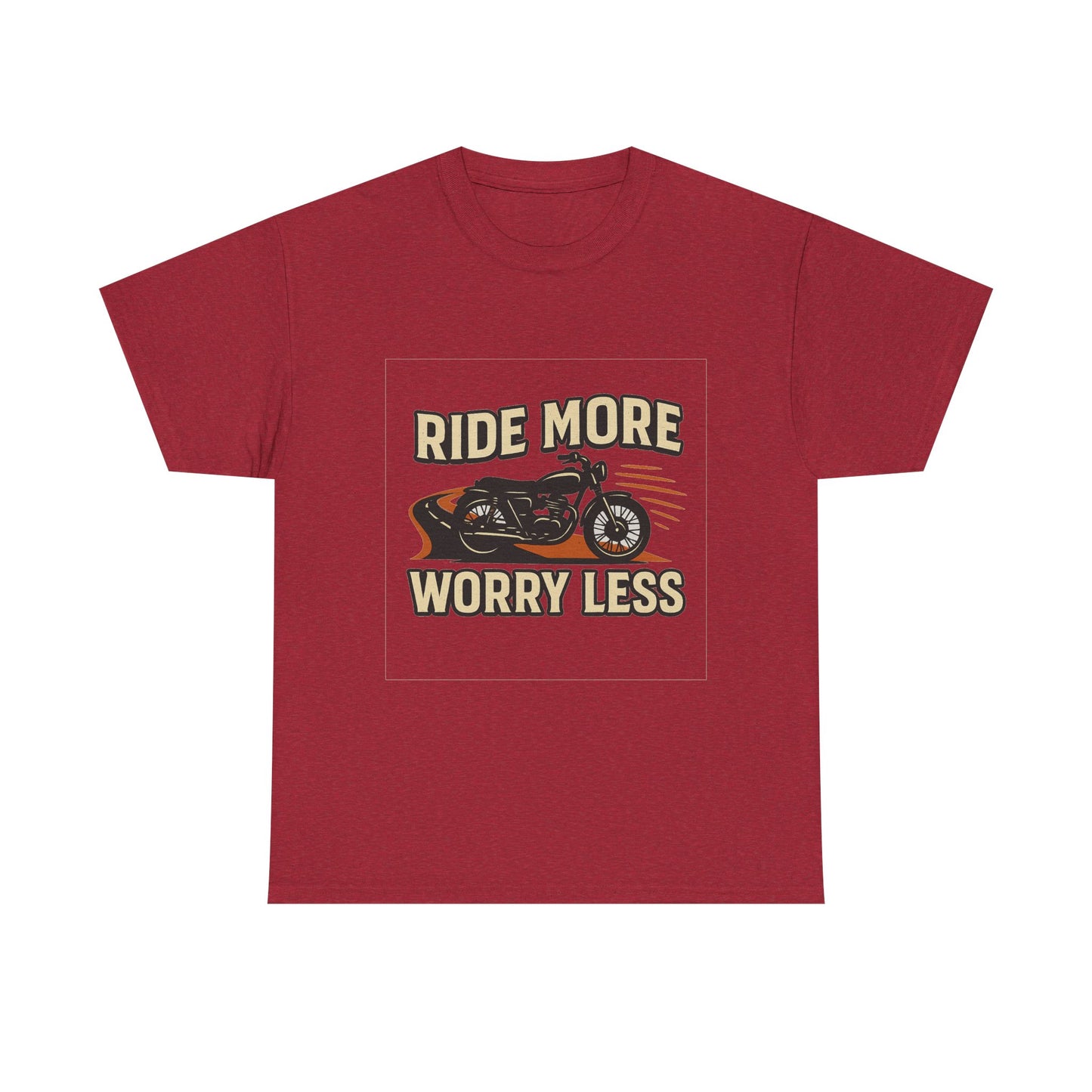 Ride More Worry Less Unisex Heavy Cotton Tee