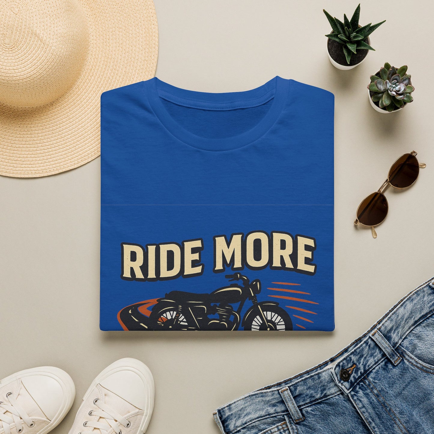 Ride More Worry Less T-Shirt