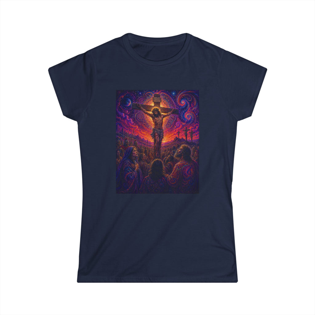 Psychedelic Crucifixion Women's Tee - Visionary Art