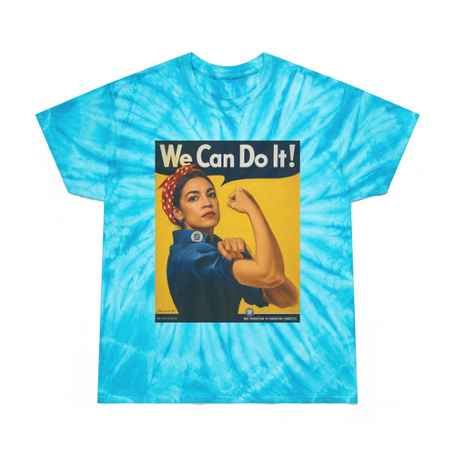 AOC Rosie Riveter Tie-Dye Cyclone Tee