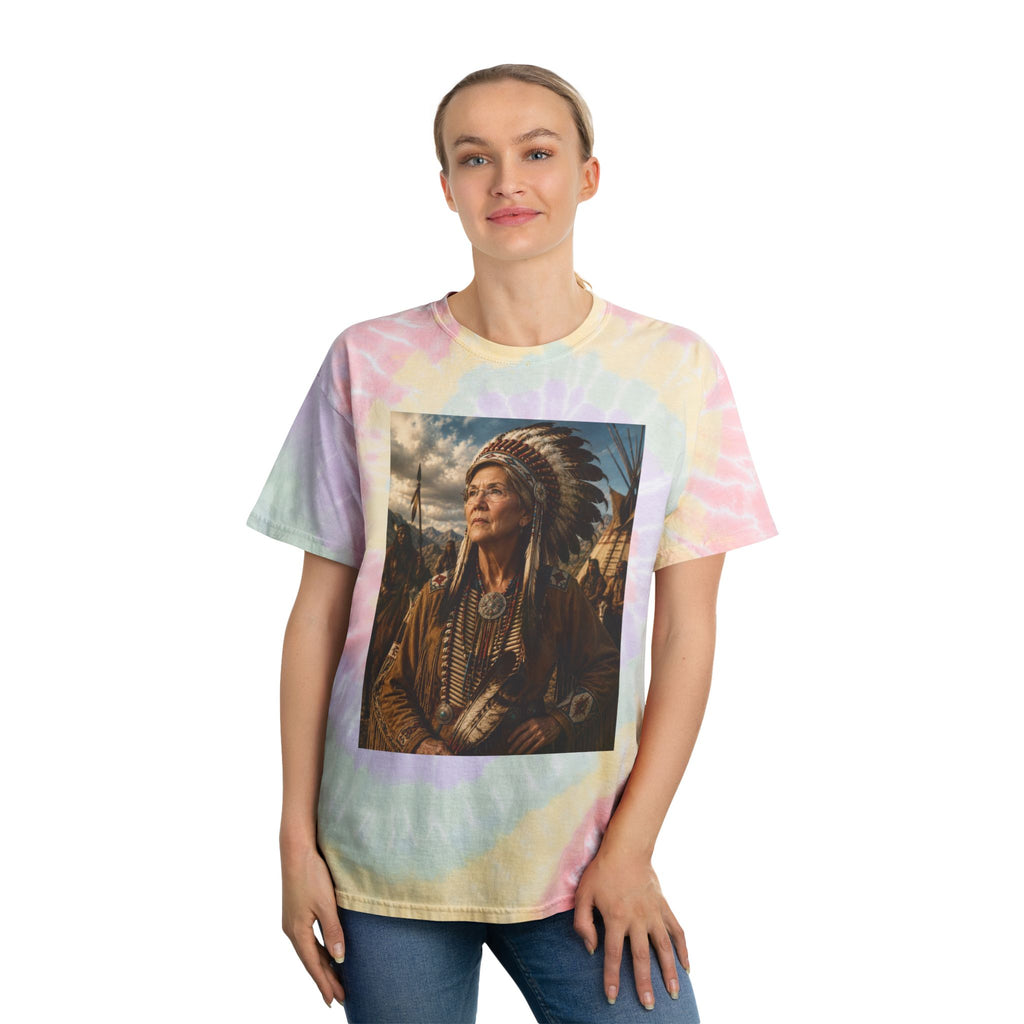 Elizabeth Warren Chief Tie-Dye Spiral Tee