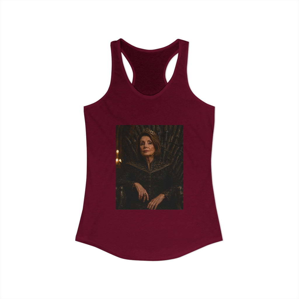 Pelosi Queen Throne Women's Racerback Tank