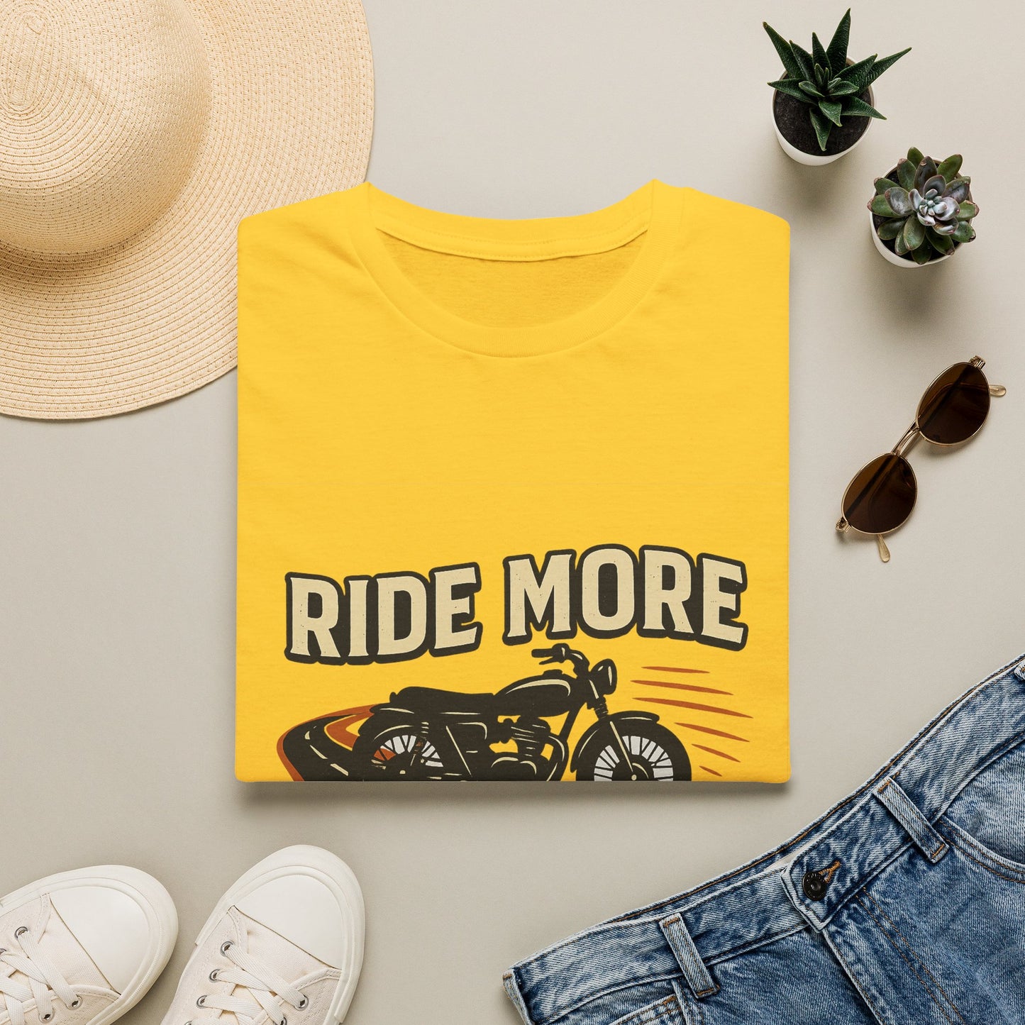 Ride More Worry Less T-Shirt