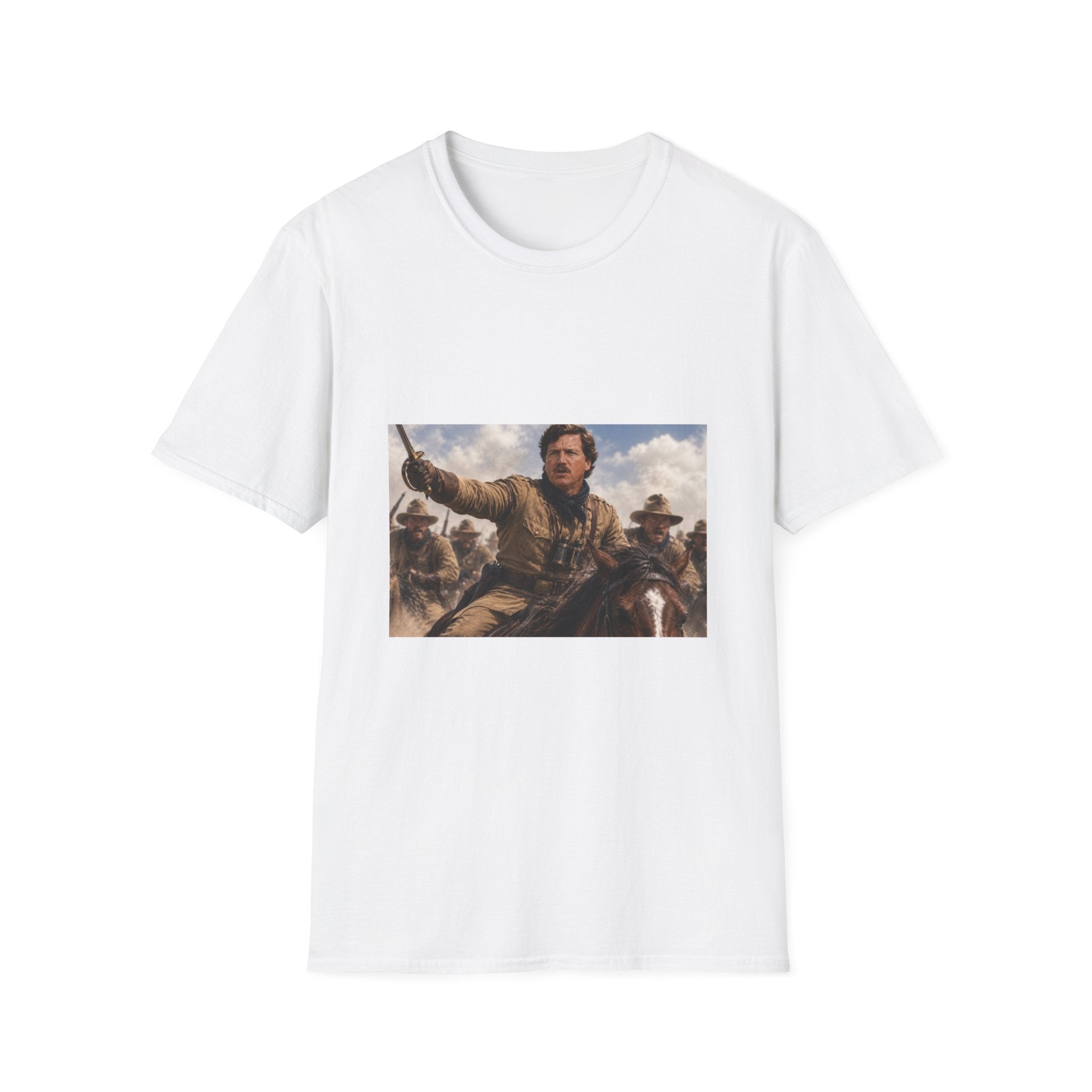 Tucker Rough Rider T-Shirt - Political Parody Tee