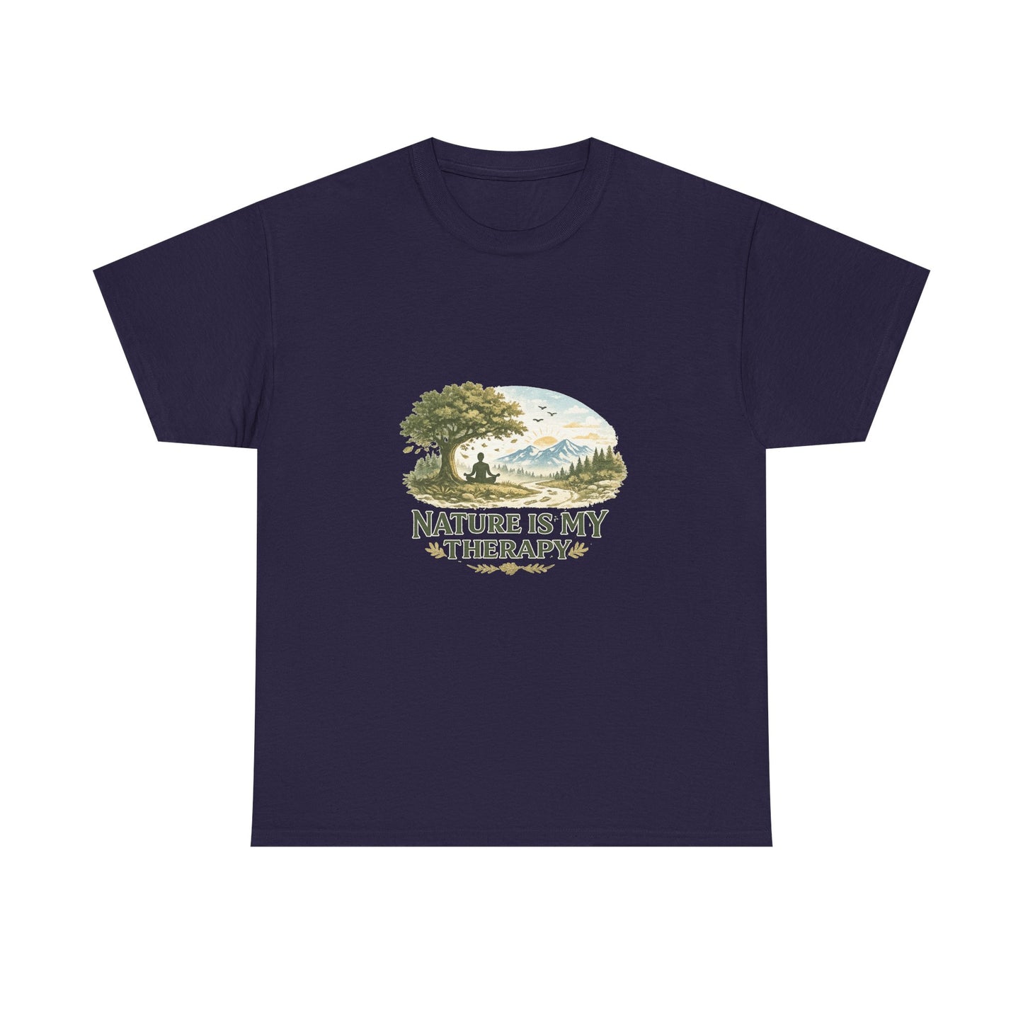 Nature Is My Therapy Unisex Heavy Cotton Tee