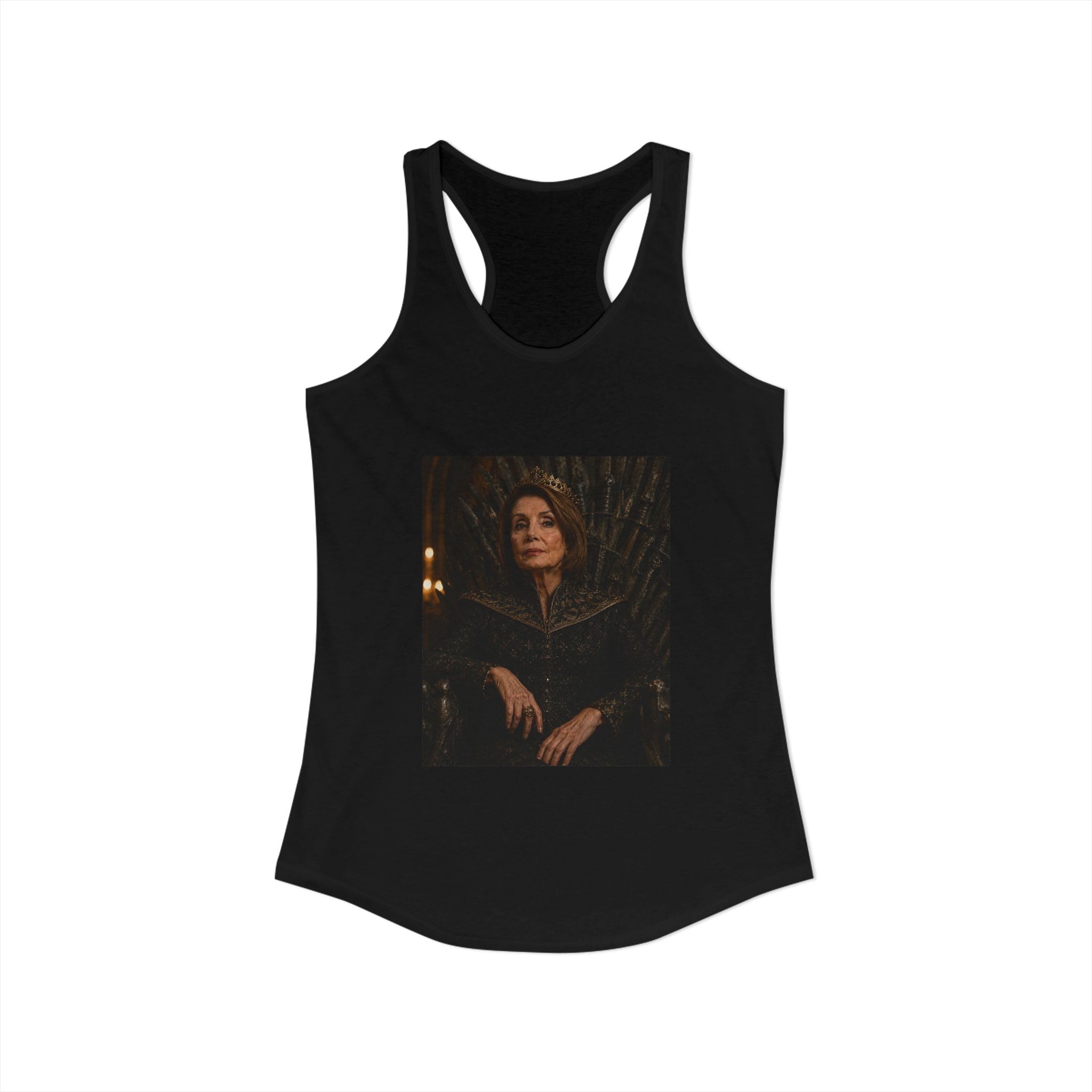Pelosi Queen Throne Women's Racerback Tank