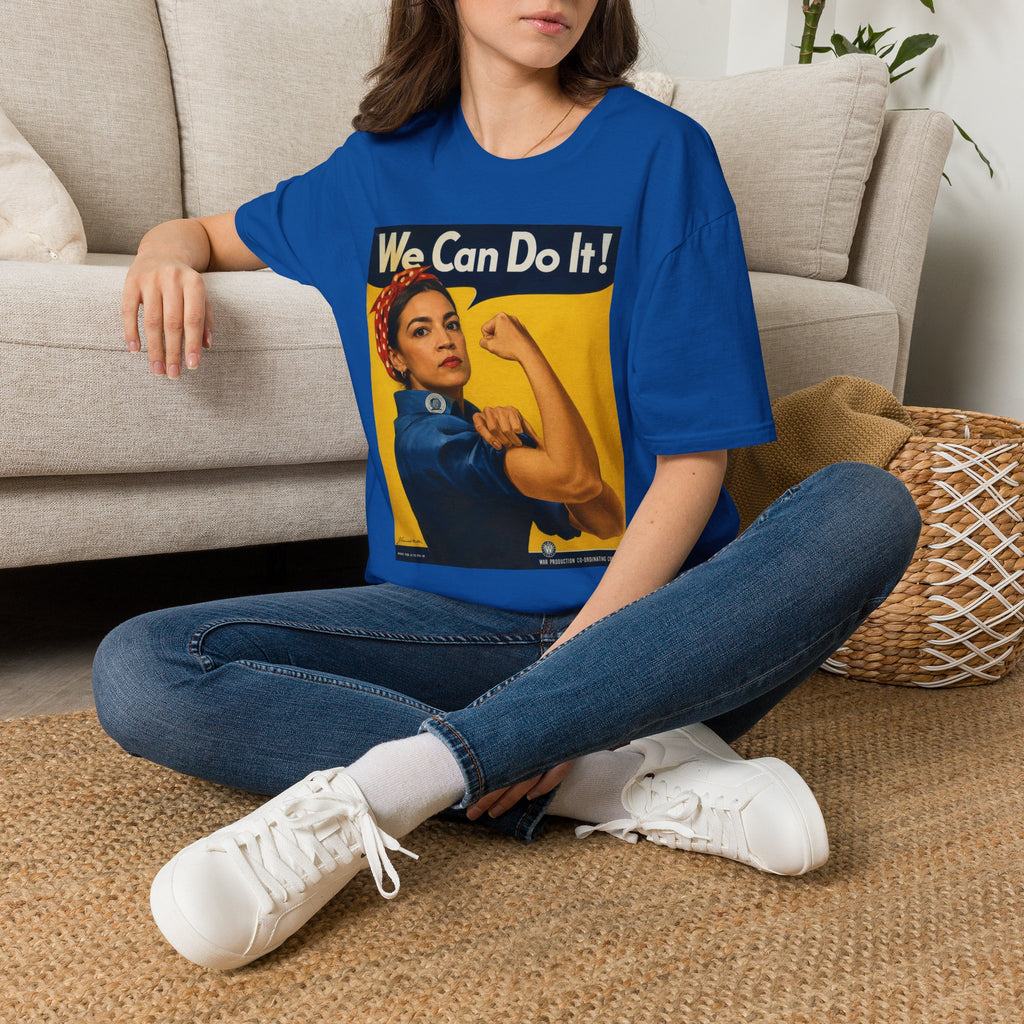 AOC Rosie Riveter T-Shirt - Political Parody Tee