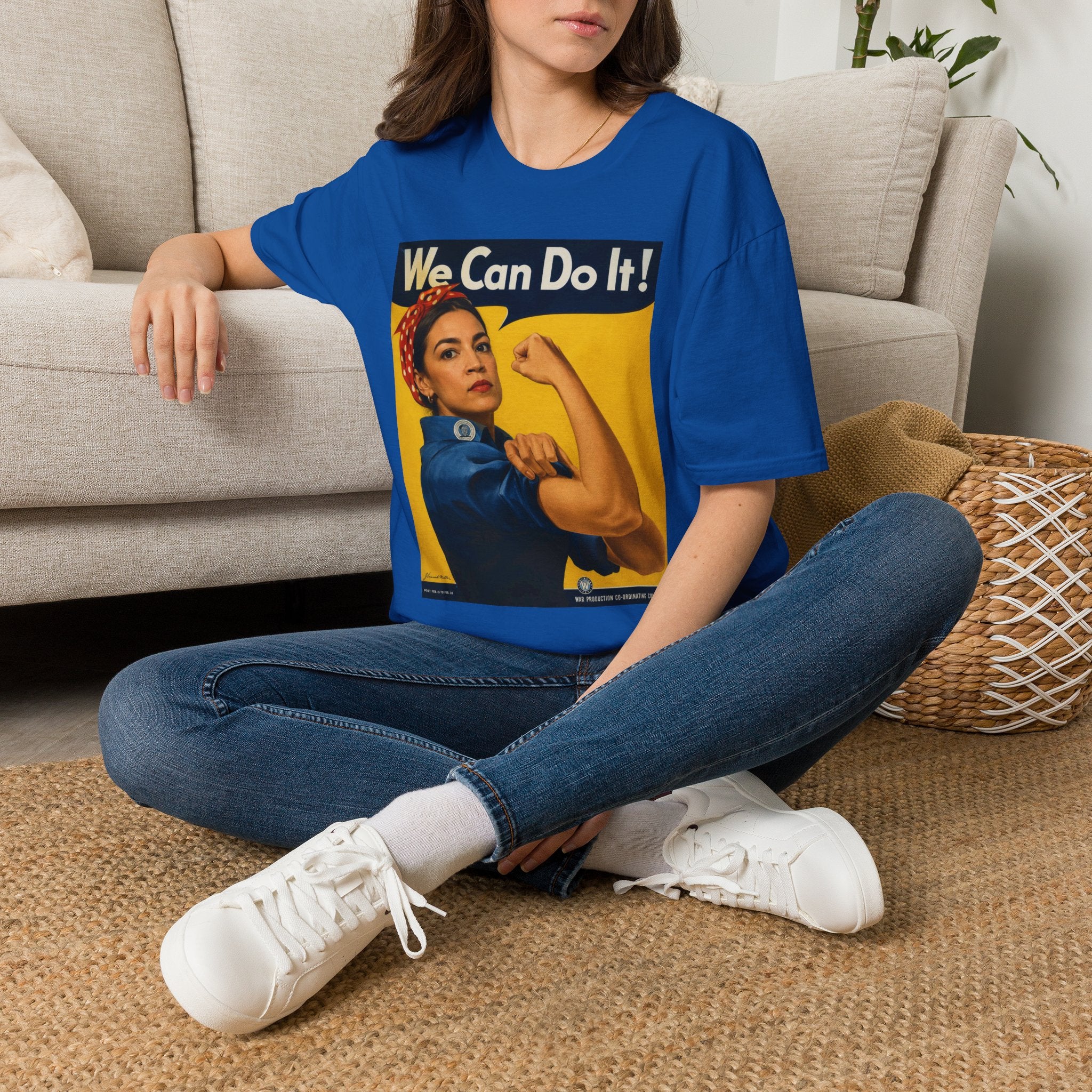 AOC Rosie Riveter T-Shirt - Political Parody Tee