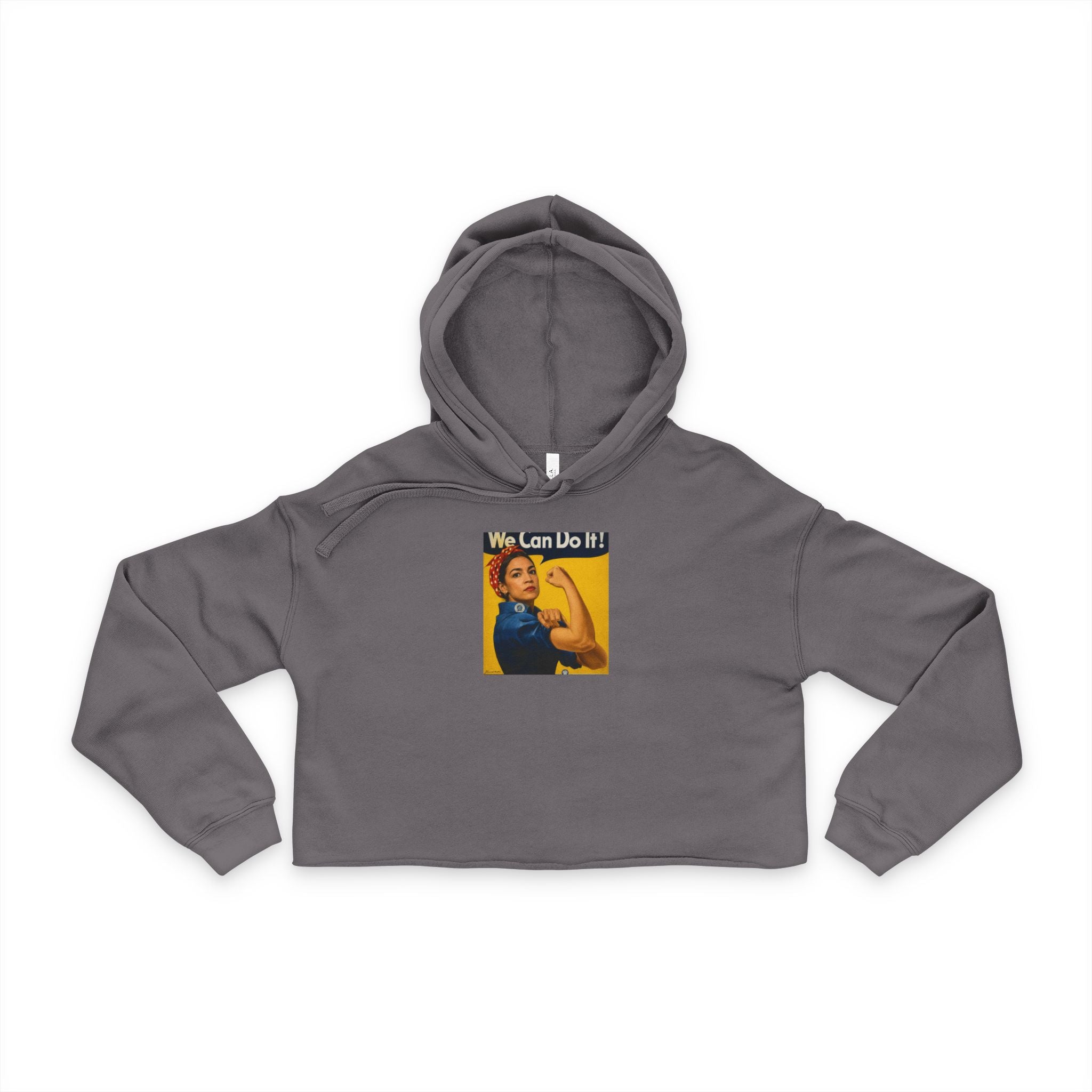 AOC Rosie Riveter Women's Crop Hoodie