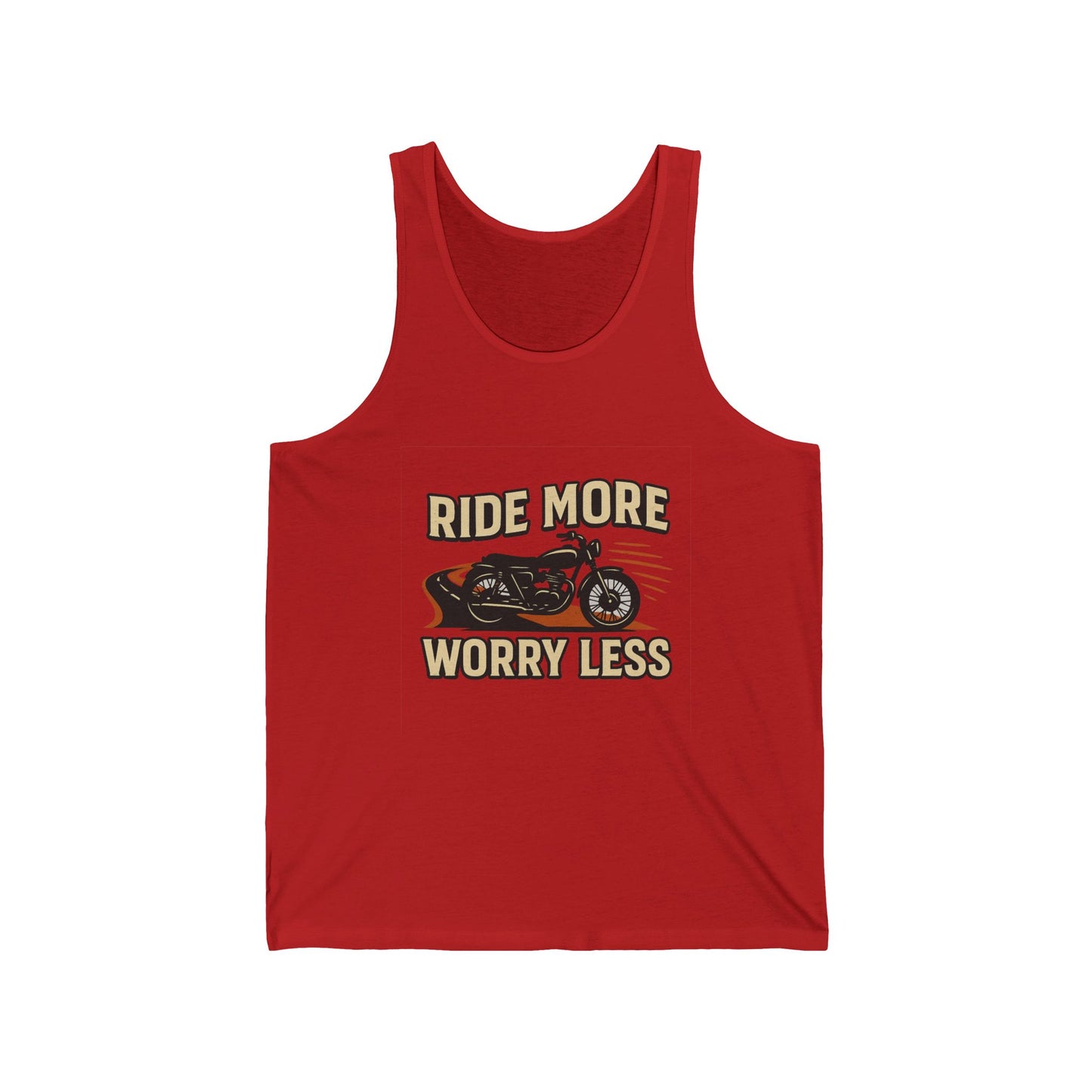 Ride More Worry Less Unisex Jersey Tank