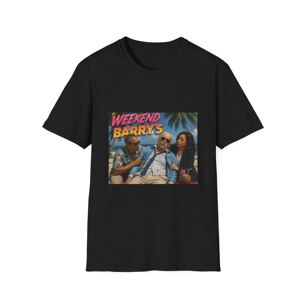 Weekend at Barrys T-Shirt - Political Parody Tee
