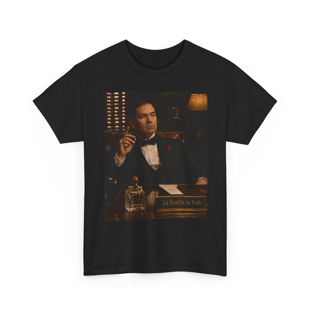 Marco Rubio Godfather Shirt - La Familia Es Todo - Funny Political T-Shirt