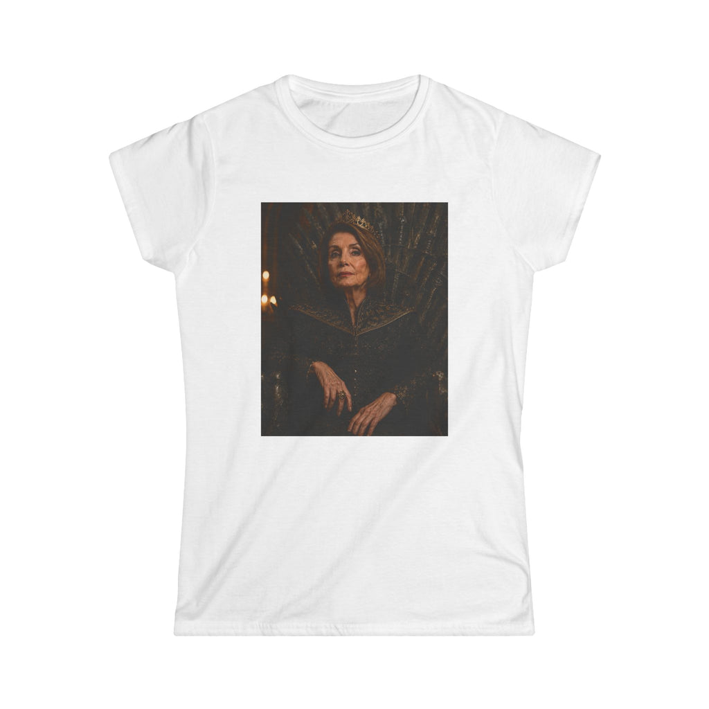 Pelosi Queen Throne Women's Tee - Political Parody
